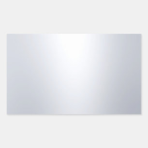 Glamour nepzilver blanco sjabloon modern elegant rechthoekige sticker