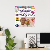 Glamour Party Poster Matte (Thuiskantoor)