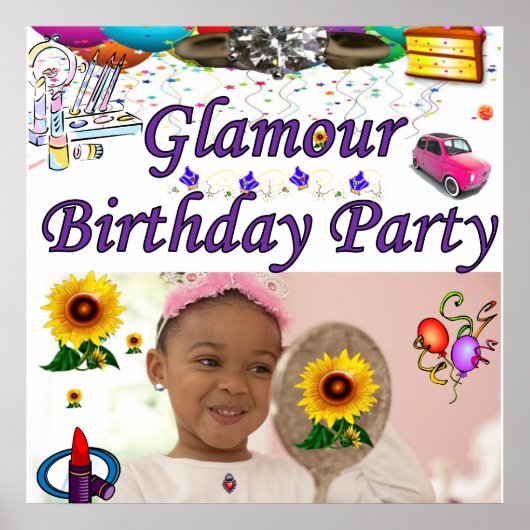 Glamour Party Poster Matte (Voorkant)