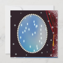 Glamour Pearl Christmas Gepersonaliseerde Kaart