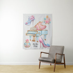 Glamour Piano Wandkleed