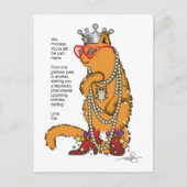 Glamour Poes Ansichtkaart Briefkaart (Voorkant)