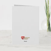 Glamour Puss Grote Roze pet Grappig Grijze Kattenv Kaart (Achterkant)