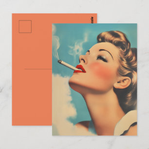 Glamour Roken Advertentie Briefkaart