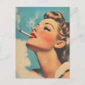  Glamour Roken Advertentie Briefkaart (Voorkant)