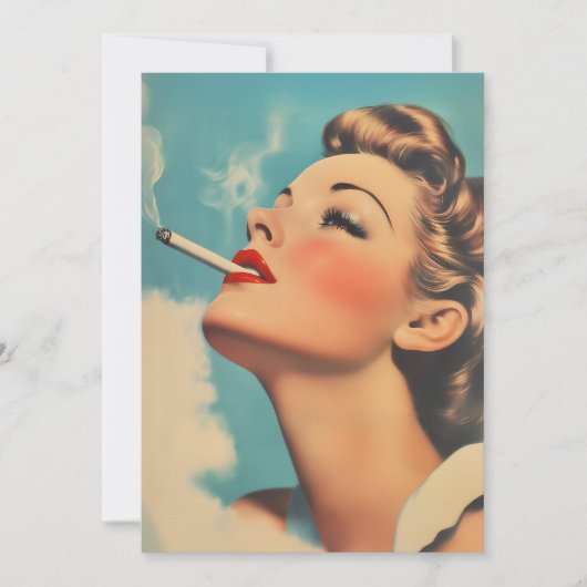 Glamour Roken Advertentie Kaart (Voorkant)