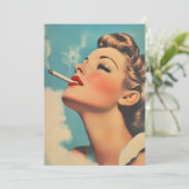 Glamour Roken Advertentie Kaart (Staand voorkant)