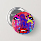 Glamour Ronde Button 5,7 Cm (Voorkant /achterkant)