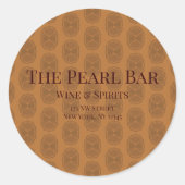 Glamour Ronde Sticker (Voorkant)