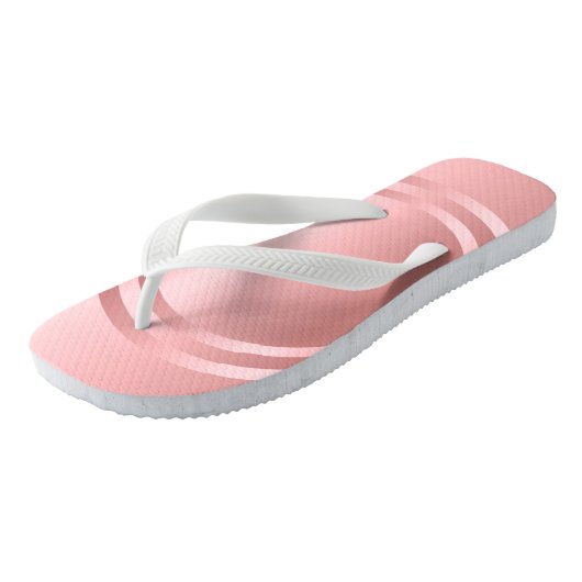 Glamour Roos Gold Sjabloon Trendy Modern Elegant Teenslippers (Schuin)