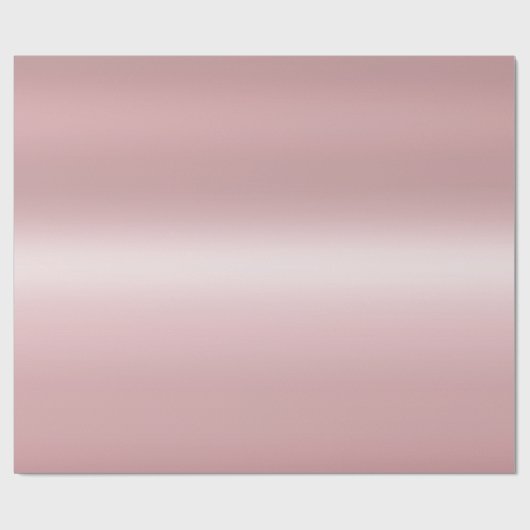 Glamour Roos Goud Elegant Modern Sjabloon Trendy Cadeaupapier (Vlak)