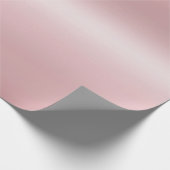 Glamour Roos Goud Elegant Modern Sjabloon Trendy Cadeaupapier (Hoek)