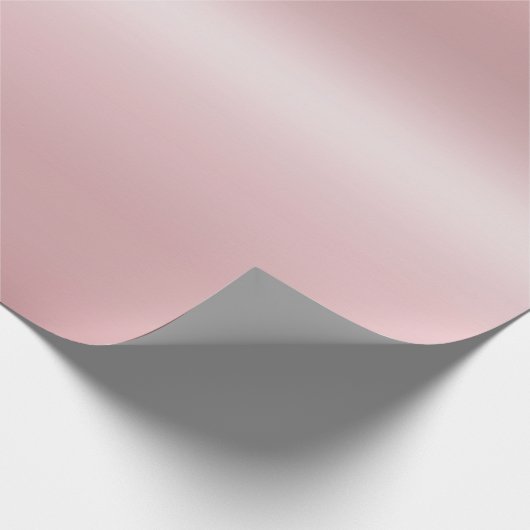 Glamour Roos Goud Elegant Modern Sjabloon Trendy Cadeaupapier (Hoek)