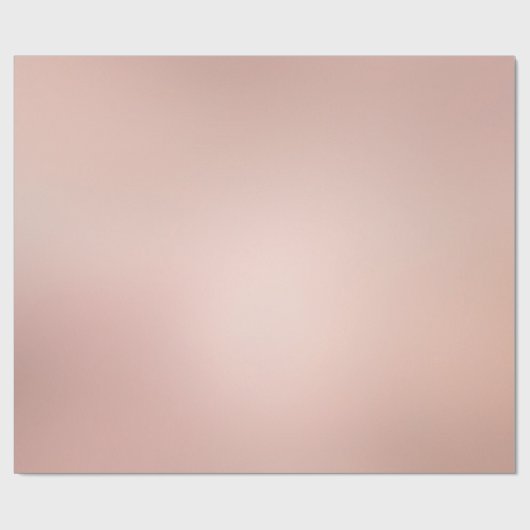 Glamour Roos Goud Metallic Look Glossy Gift Cadeaupapier (Vlak)