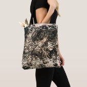 Glamour Rozen Goud Brons Bloem Glam Tote Bag (Dichtbij)
