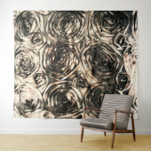 Glamour Rozen Goud Brons Bloem Glam Wandkleed (In Situ (horizontaal))