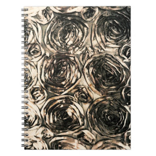 Glamour Rozen Goud Brons Landelijke Bloemen Glamou Notitieboek