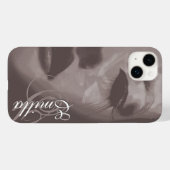 Glamour schilderde mono mode Case-Mate iPhone case (Achterkant (horizontaal))