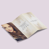 Glamour script gouden confetti regen drievoudige b flyer