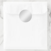 Glamour Silver Grey Blank Elegant Chique Stickers (Tas)