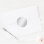 Glamour Silver Grey Blank Elegant Chique Stickers (Envelop)