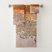 Glamour texture bad handdoek (Insitu)