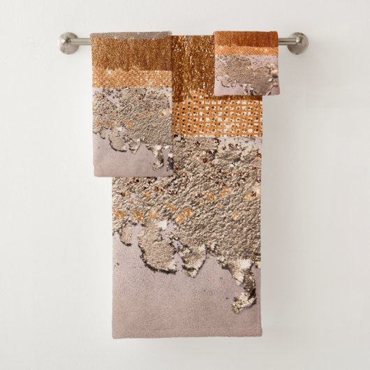 Glamour texture bad handdoek (Insitu)