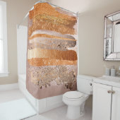 Glamour texture douchegordijn (In situ)