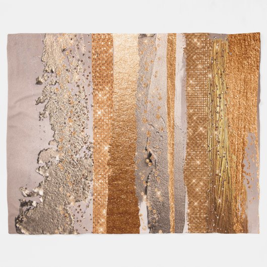 Glamour texture fleece deken (Voorkant (Horizontaal))