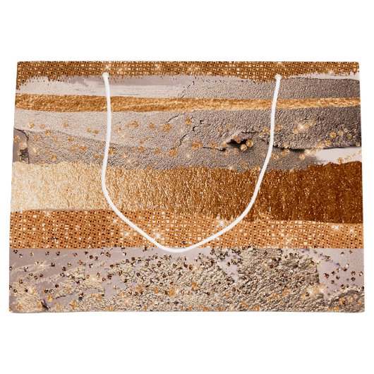 Glamour texture groot cadeauzakje (Voorkant)