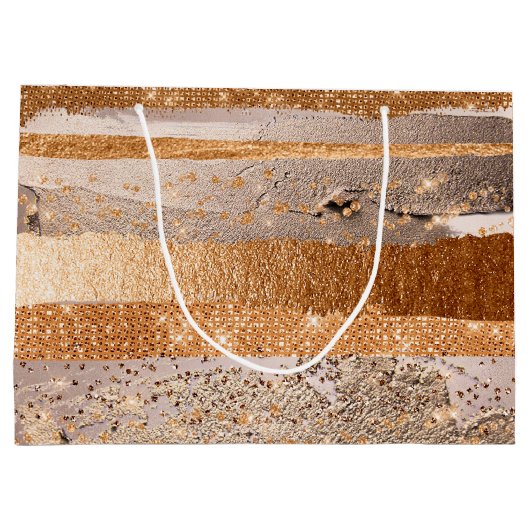 Glamour texture groot cadeauzakje (Achterkant)