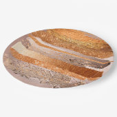 Glamour texture papieren bordje (Gekanteld)