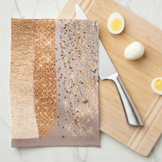 Glamour texture theedoek (Quarter Fold)