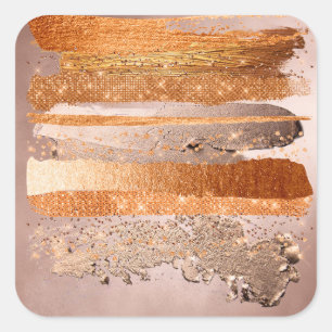 Glamour texture vierkante sticker