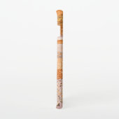 Glamour-textuur van koper Gold Strokes Samsung Galaxy Hoesje (Rechterkant)