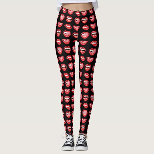 Glamour vampire leggings (Voorkant)