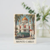 Glamour van Monte Carlo Reizen Briefkaart (Staand voorkant)