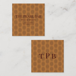 Glamour Vierkante Visitekaartje