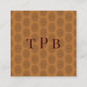 Glamour Vierkante Visitekaartje (Achterkant)