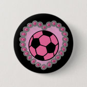 Glamour-voetbal Ronde Button 5,7 Cm (Voorkant)