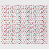 Glamour Waterverf: Mode Naadloos Patroon Cadeaupapier (Vlak)