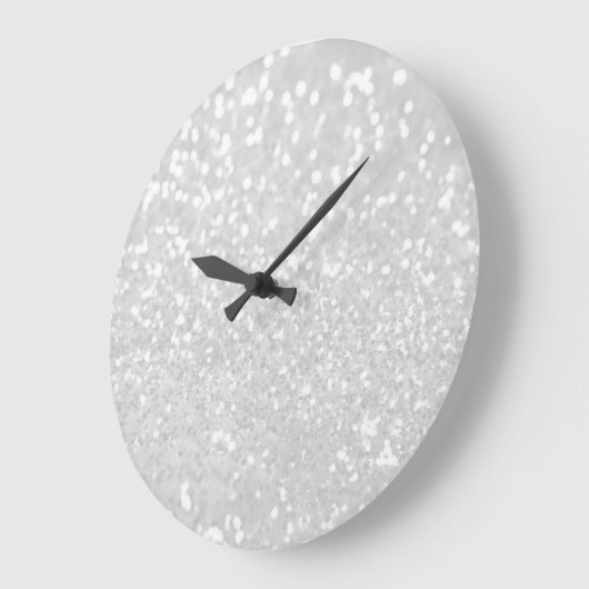 Glamour White Faux Grote Klok (Hoek)