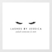 Glamour Wimpers Raamsticker (Vel)