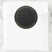 Glamour Yellow Gold Sparkle Glitter Product Labels (Tas)