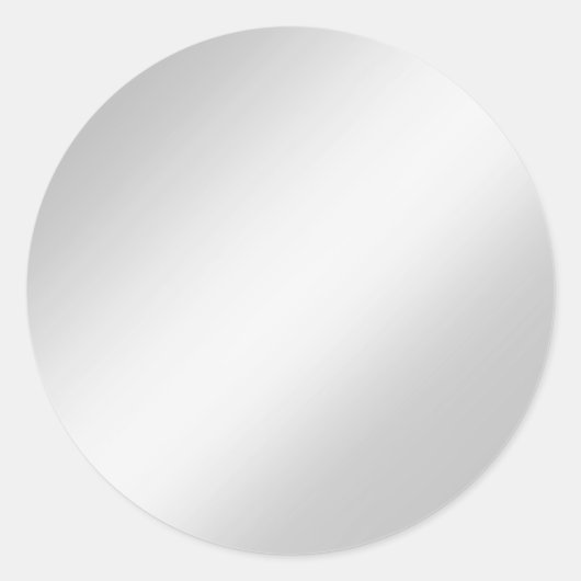 Glamour Zilver Grijs Blanco Elegante Chic Stickers (Voorkant)