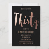 Glamoureus, 30-jarige uitnodigingen (Voorkant)