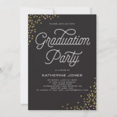 Glamoureus Afstudeerder 4-Foto Collage Afstuderen Kaart (Achterkant)