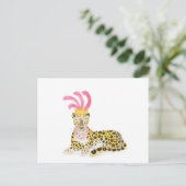 Glamoureus Amoer luipaard briefkaart (Staand voorkant)