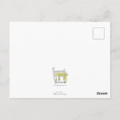 Glamoureus Amoer luipaard briefkaart (Achterkant)