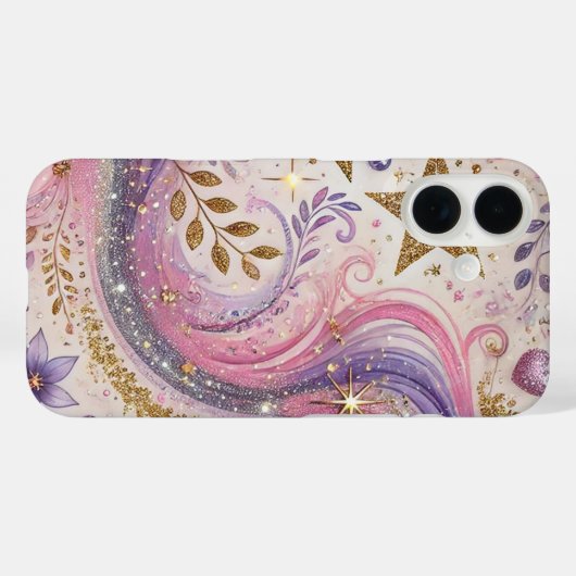 glamoureus asymmetrisch ontwerp Case-Mate iPhone case (Achterkant (horizontaal))